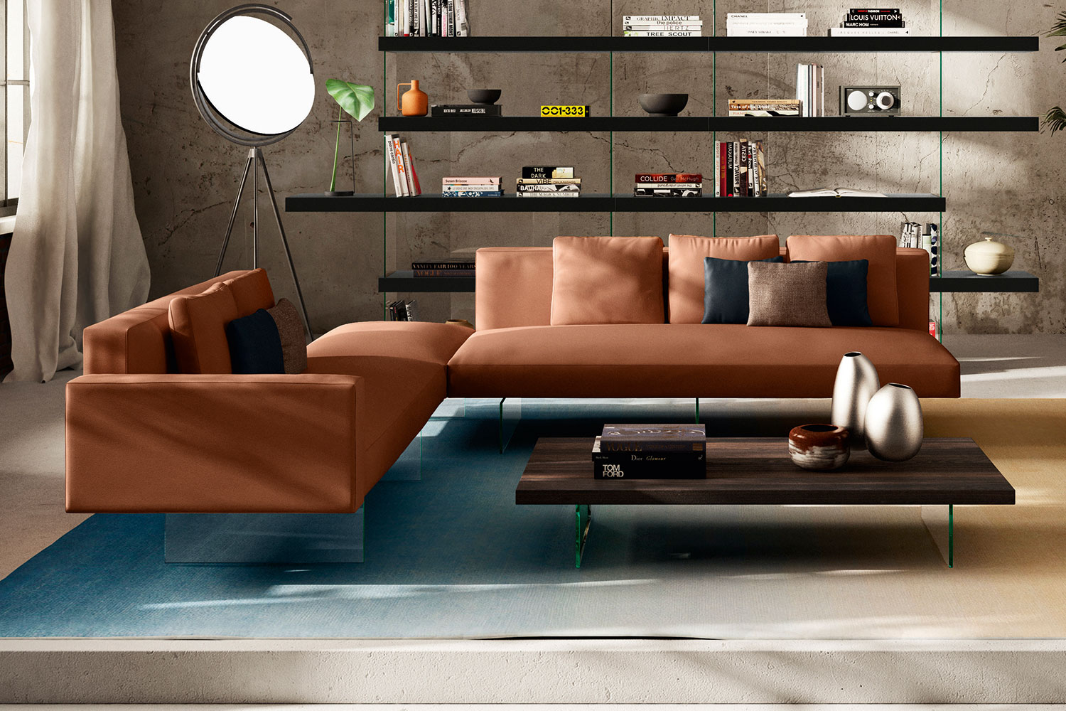 Air 0817 Corner Sectional Sofa