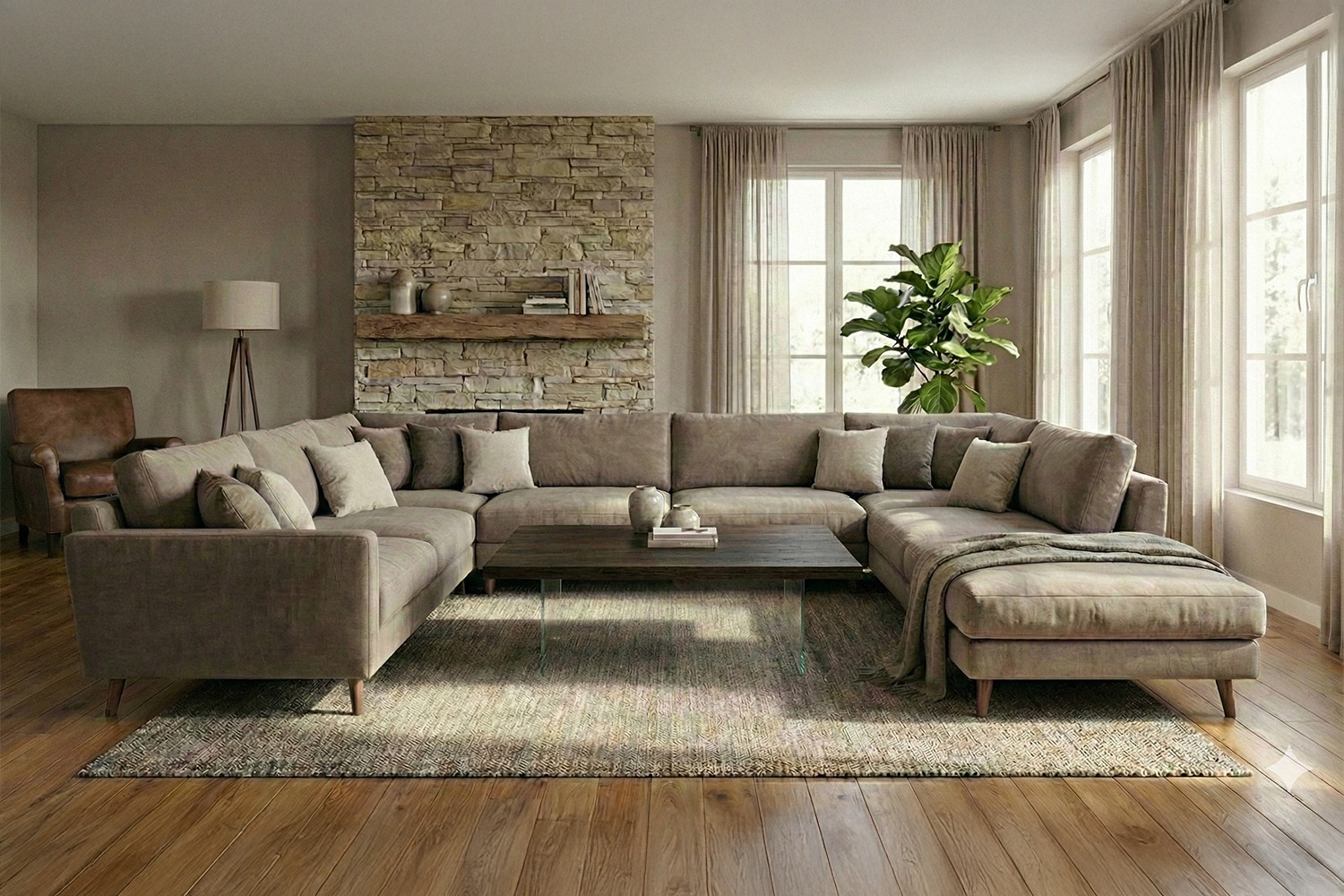 Air Wood Coffee Table Display Model