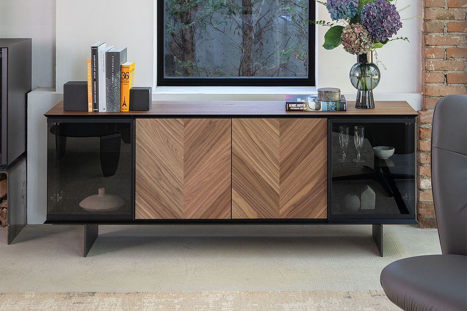 Aira Wood Sideboard