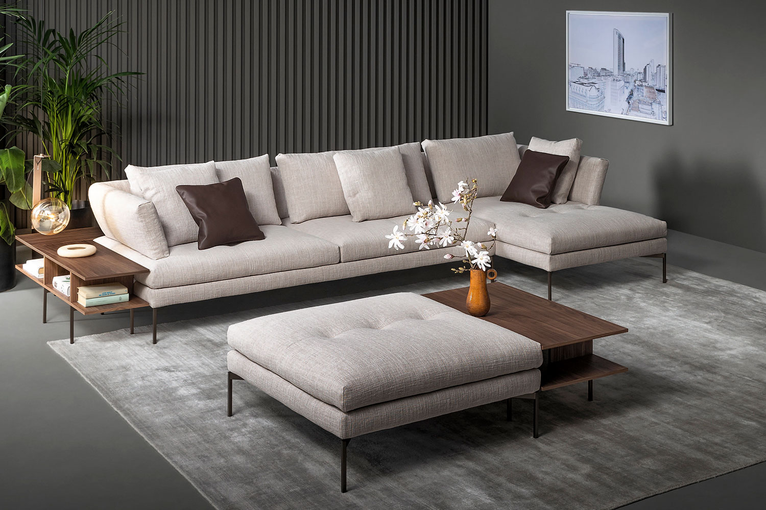 Aliante Sectional Sofa with Chaise