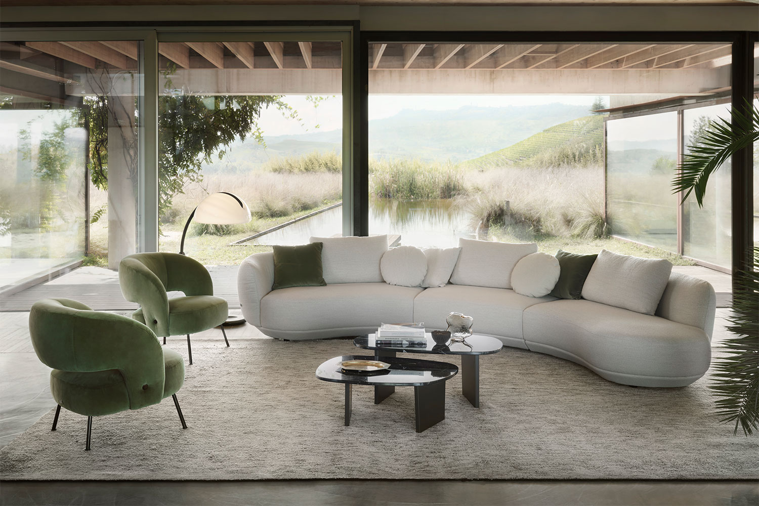 Amalfi XL Curved Sectional Sofa