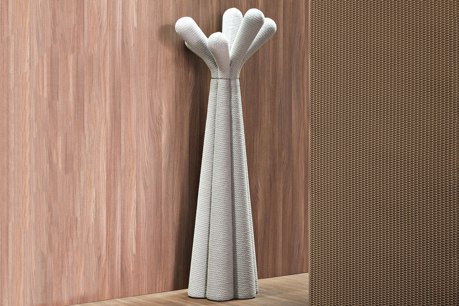 Anemone Upholstered Coat Rack