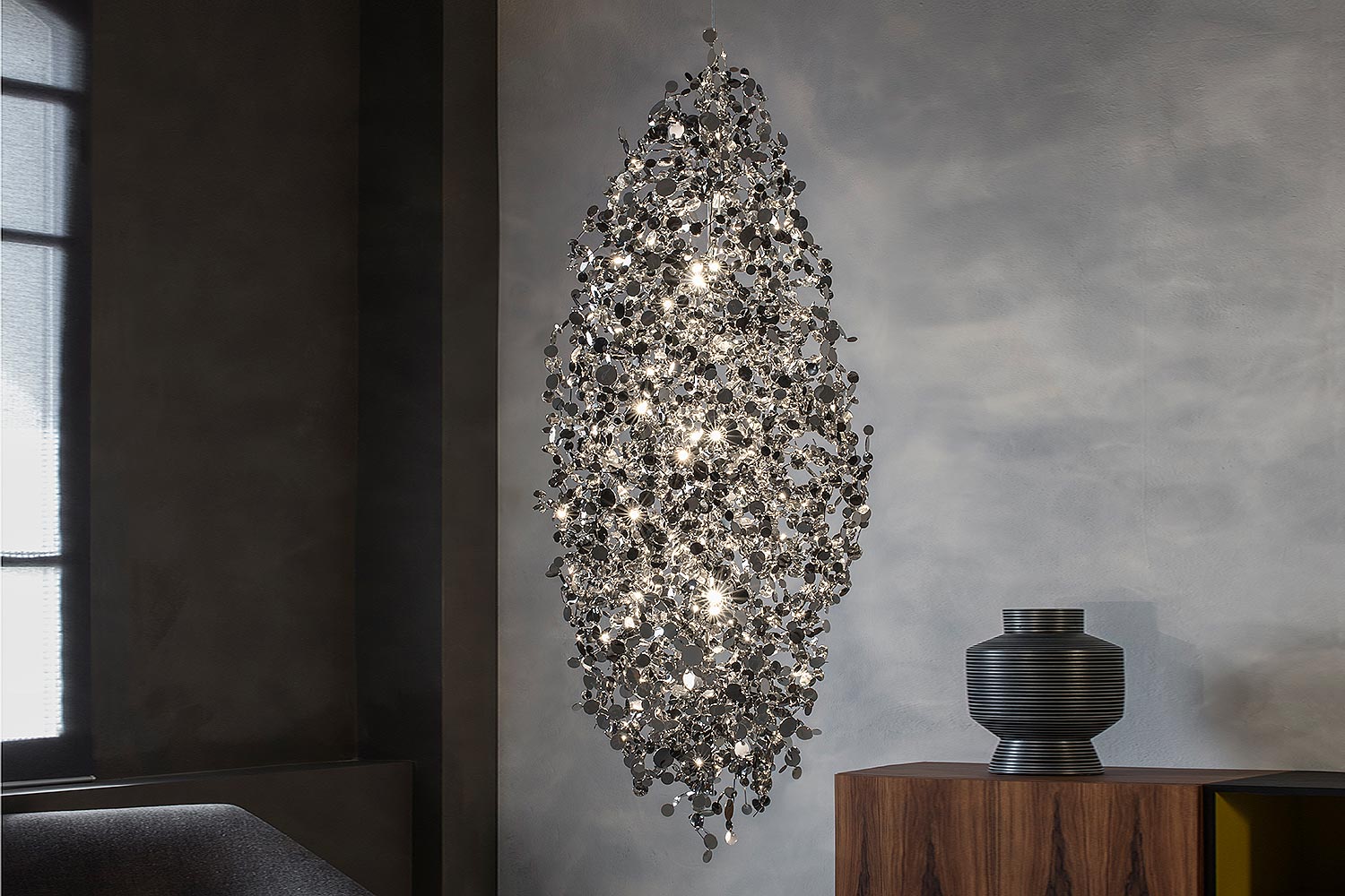 Argent Chandelier