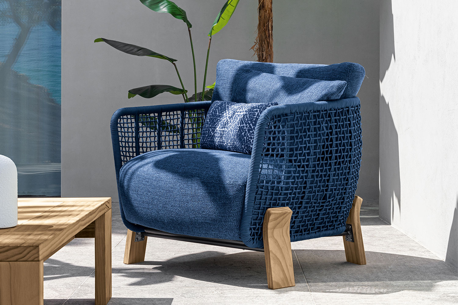 Argo Wood Lounge Armchair