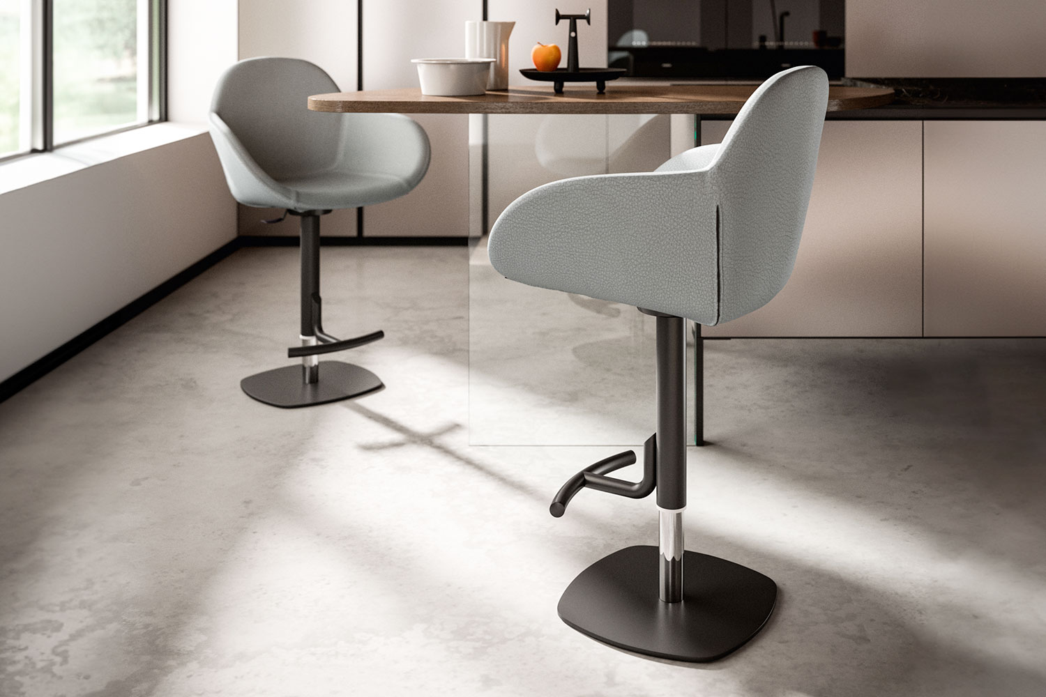 Baldo Adjustable Bar Stool