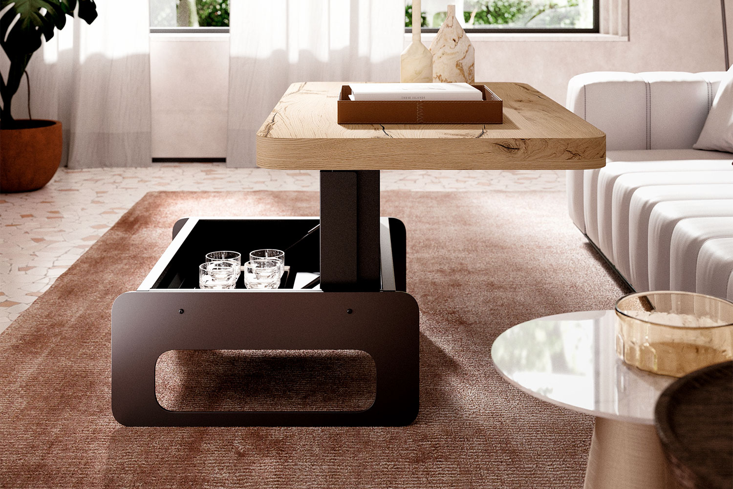 Bell Lift-up Coffee Table