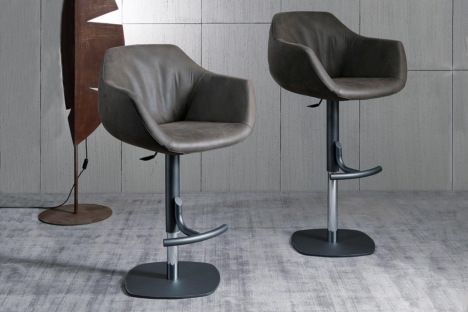 Boris Adjustable Bar Stool