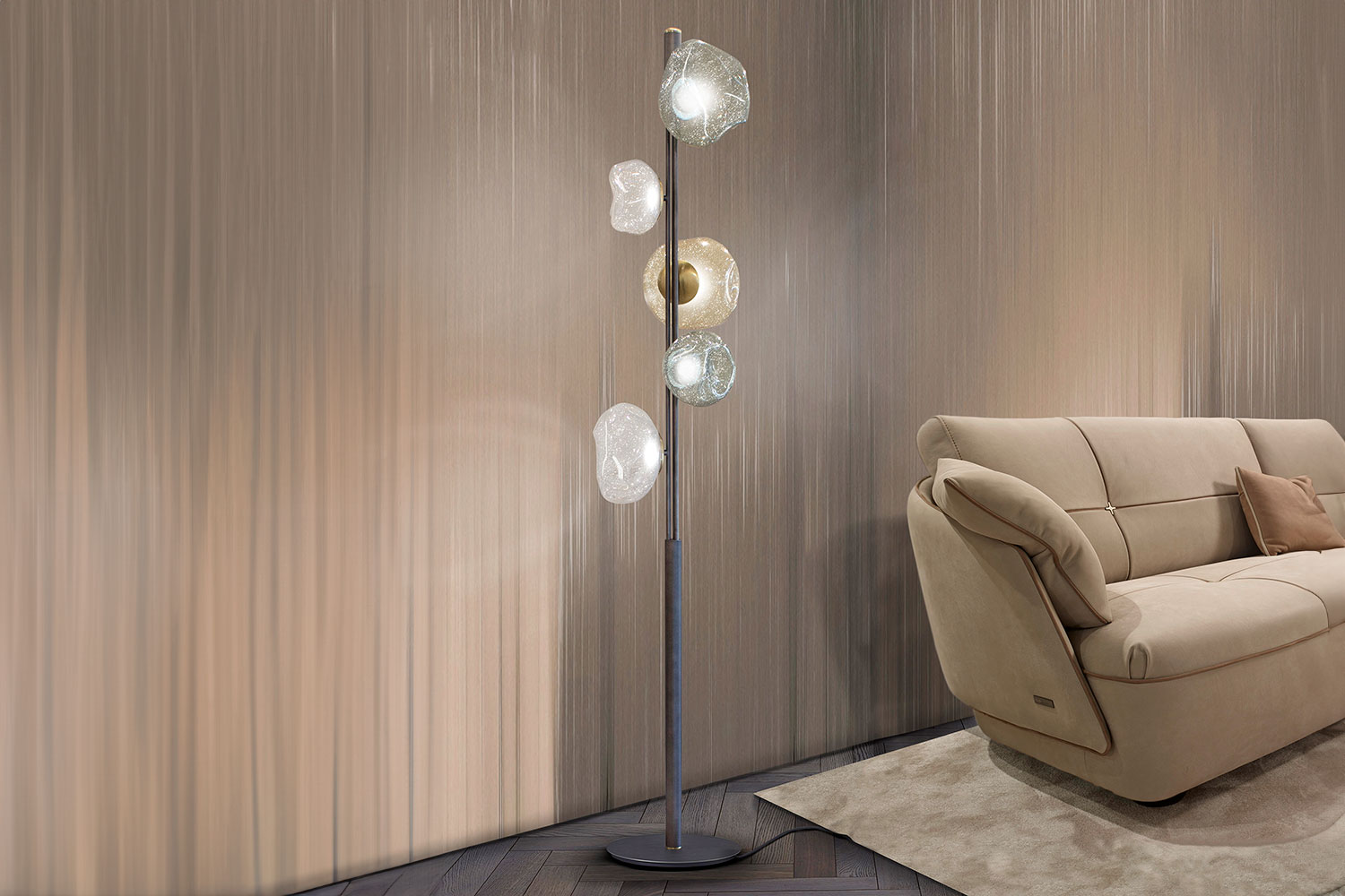 Bubble Floor Lamp Quickship