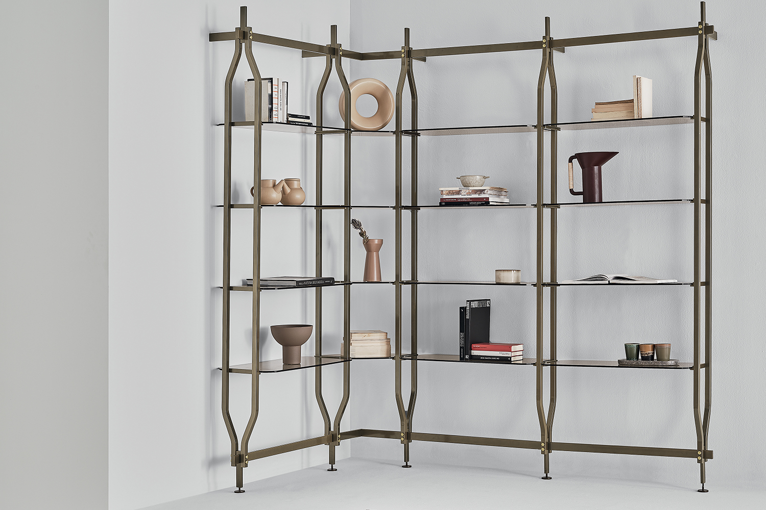 Charlotte Corner Bookcase