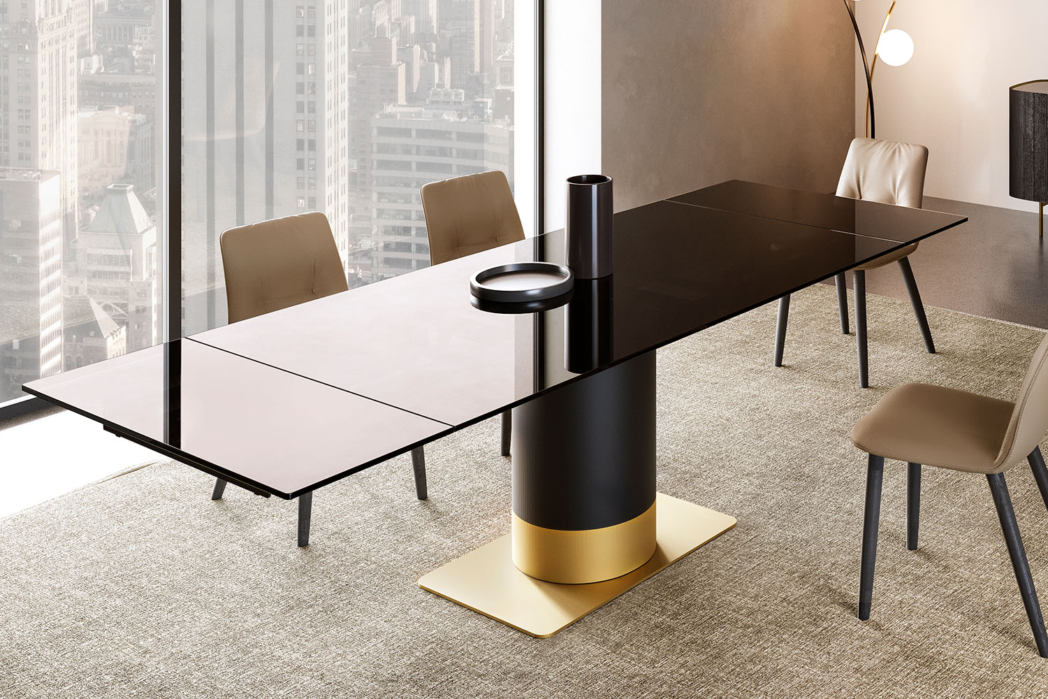 Cilindro Extension Dining Table