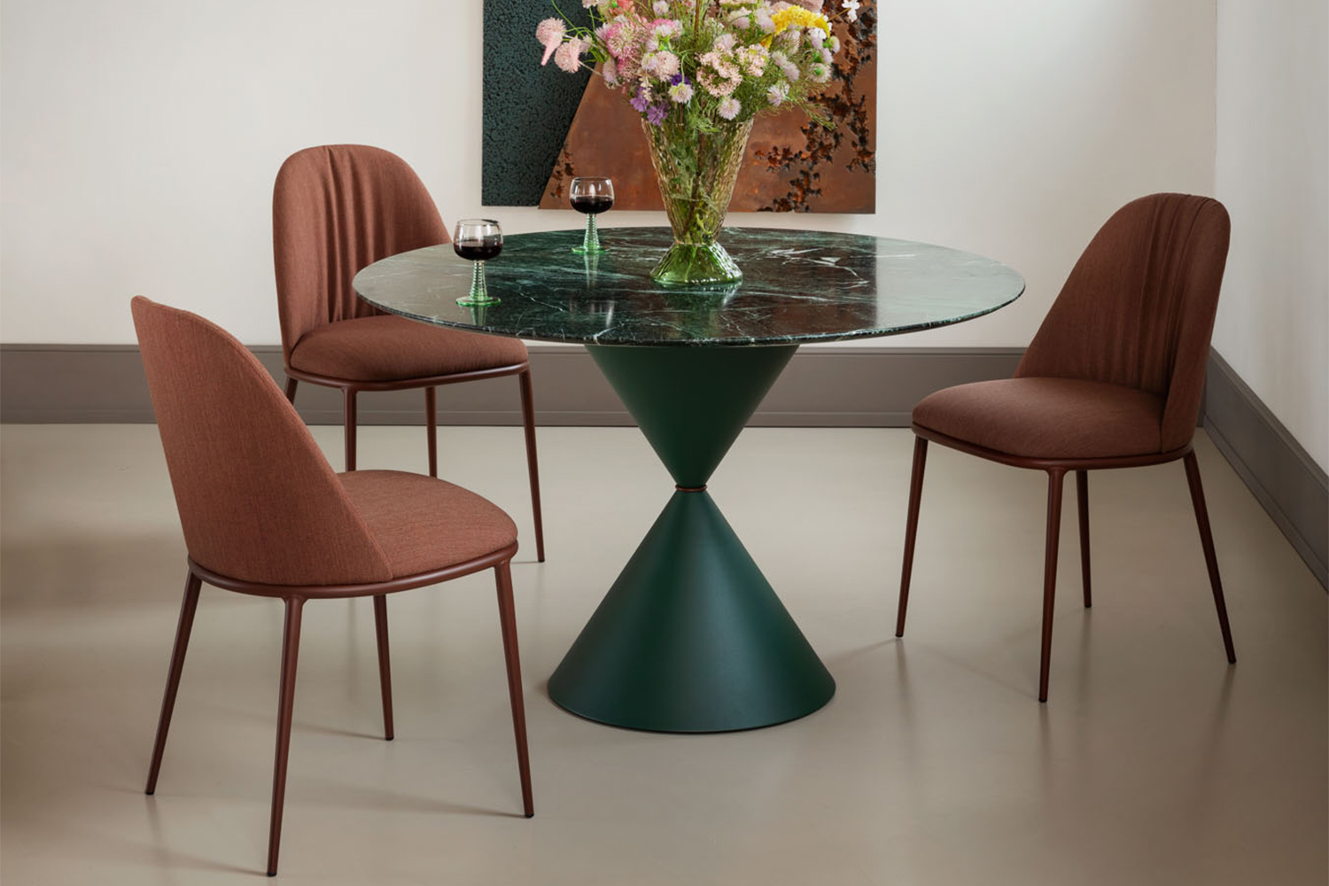 Clessidra Marble Kitchen Table