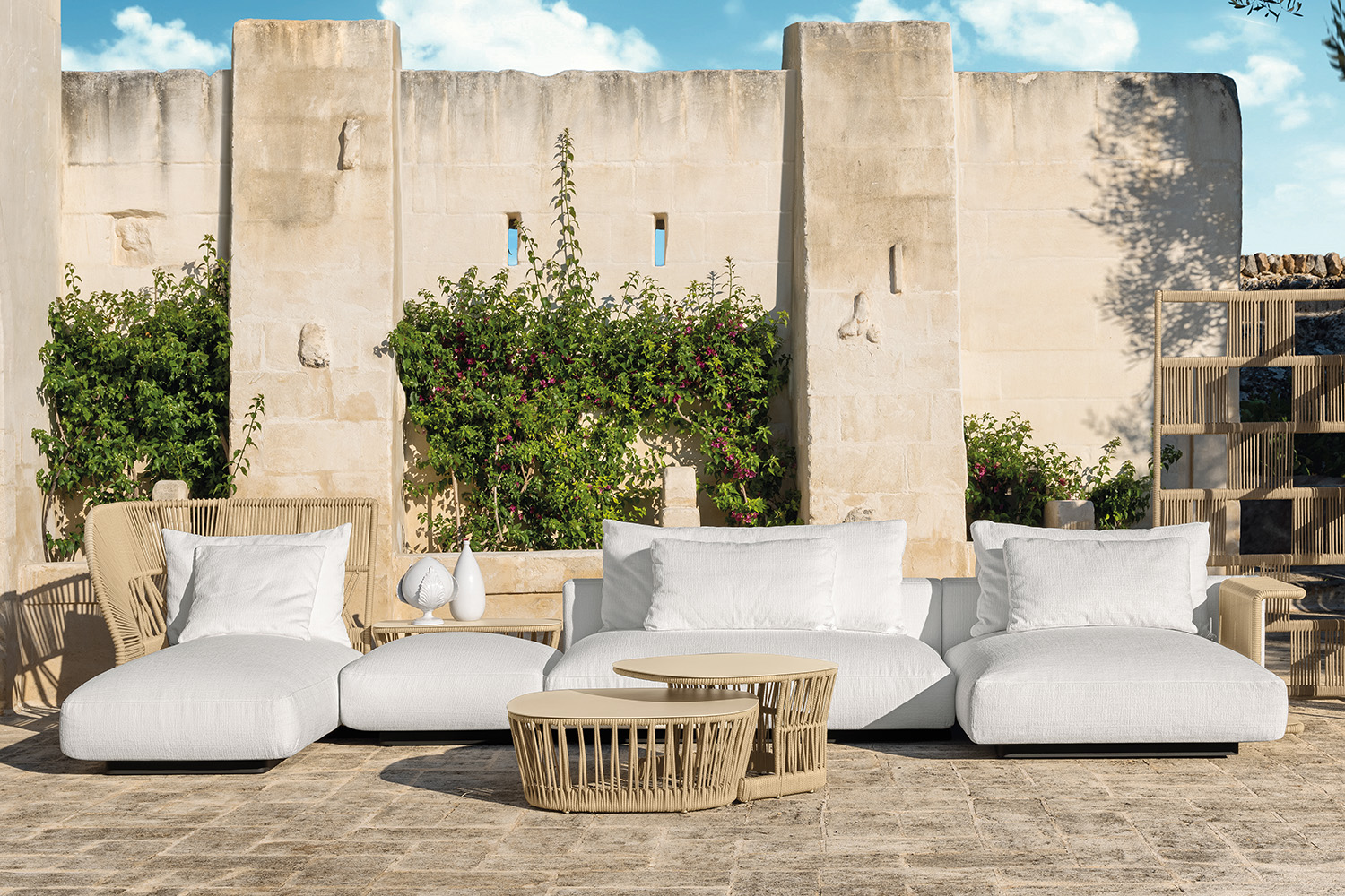 Cliff Deco J-Shape Sectional Sofa