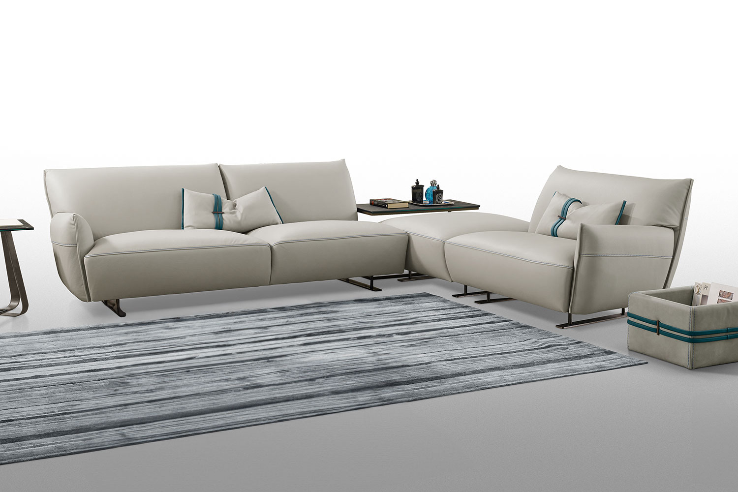 Cocoon Sectional with Open Corner