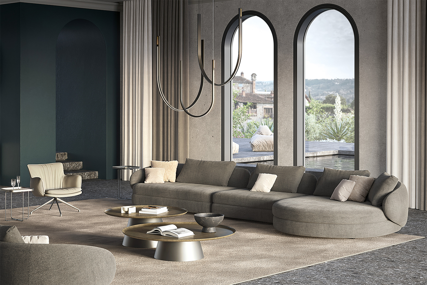 Craig Sectional Sofa with Chaise