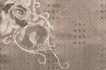 Rose Pattern 13RP Wallpaper