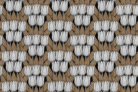 Spotty Tulips 17012 Wallpaper