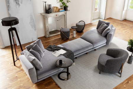 Abacus Composition H Two-Sided Sectional Sofa