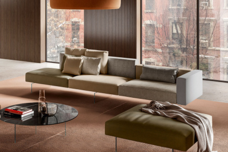 Air 0811 XL Sofa with Open Peninsula