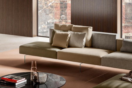 Air 0811 XL Sofa with Open Peninsula