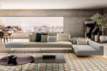 Air 0814 Sectional Sofa with Chaise