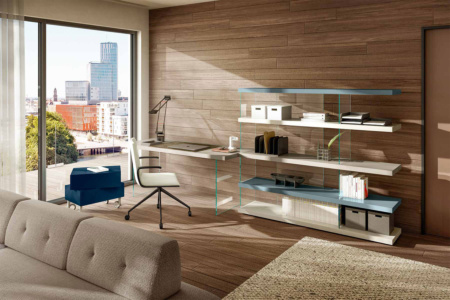 Air 1256 Bookshelf with Desk