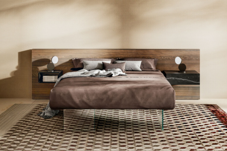 Air Wide Wood Bed