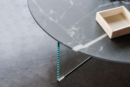 Air Round Xglass Coffee Table