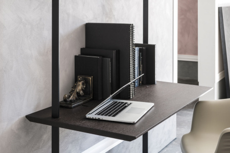 Airport Bookshelf with Desk