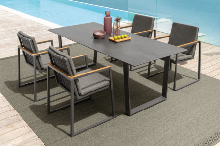 Alabama Alu Dining Armchair