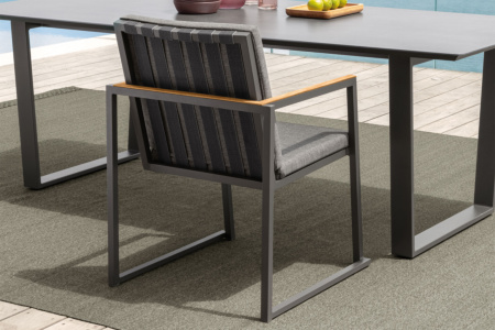 Alabama Alu Dining Armchair