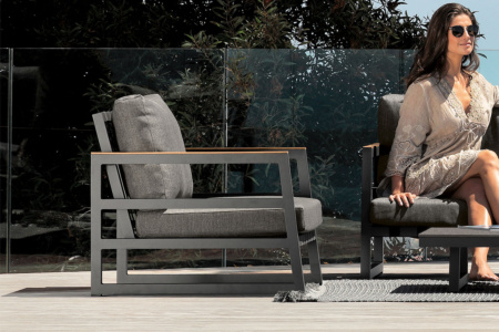 Alabama Alu Lounge Armchair