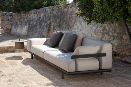 Allure Sofa with Wood Arm