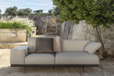 Allure Sofa with Wood Arm