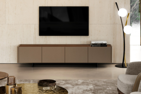 Alma Upholstered TV Stand