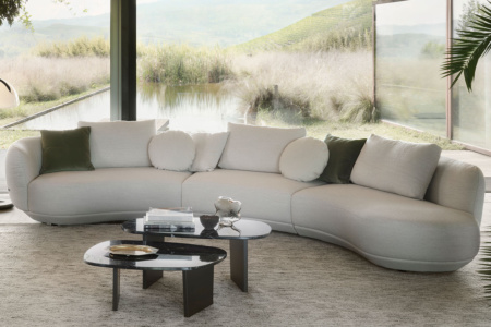 Amalfi XL Curved Sectional Sofa