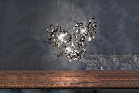 Argent 4pc Round Pendant Light