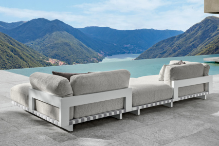 Argo Alu Sectional Sofa with Chaise