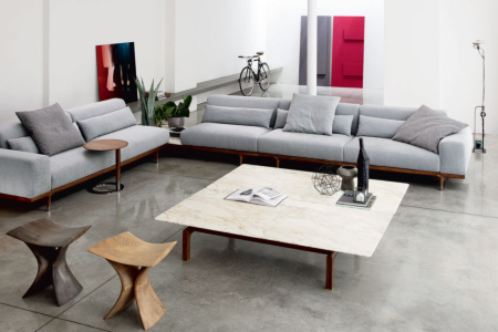 Argo Corner Sectional Sofa with Table