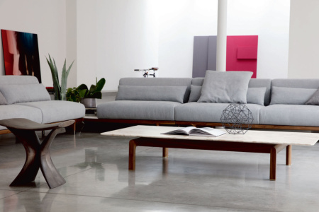 Argo Corner Sectional Sofa with Table