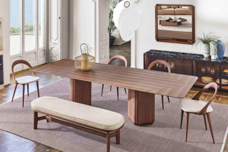 Bay Double Pedestal Dining Table