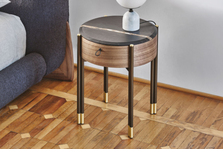 Bayus Round Nightstand