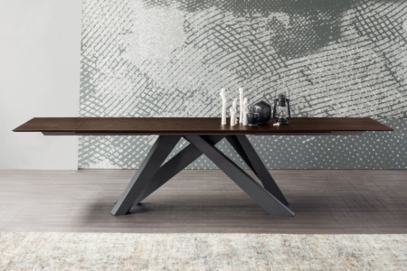 Big Extension Wood Table