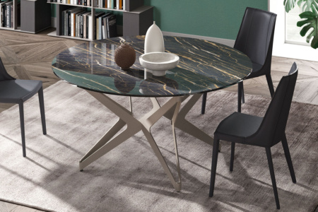 Big Round Fisso Dining Table