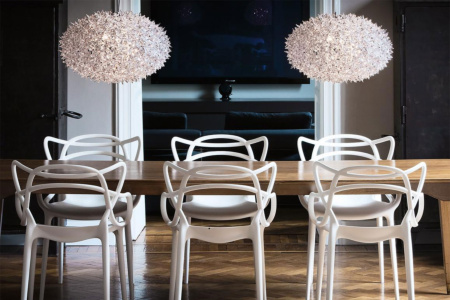 Bloom Round Suspension Light Quickship