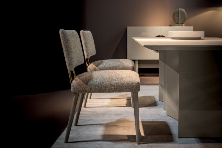 Blume/2 Rectangular Back Dining Chair