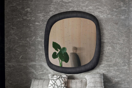 Bold Upholstered Mirror