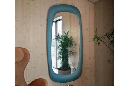 Bold Upholstered Mirror