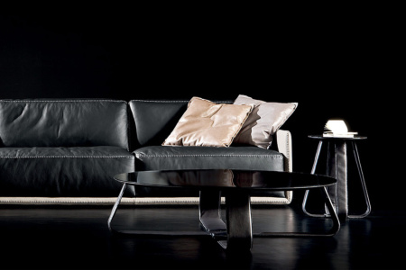 Border Corner Sectional Sofa with Shelf