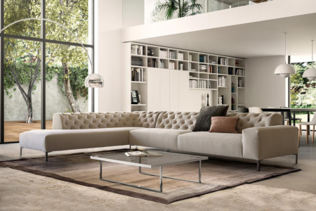 Boston Corner Sectional Sofa with Peninsula