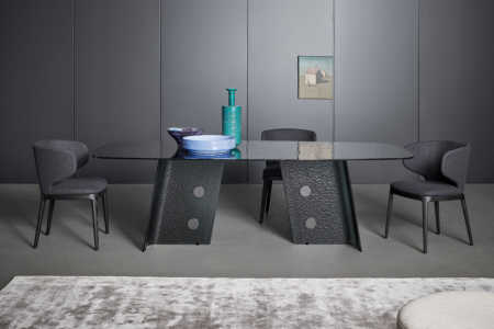 Boton Glass Dining Table